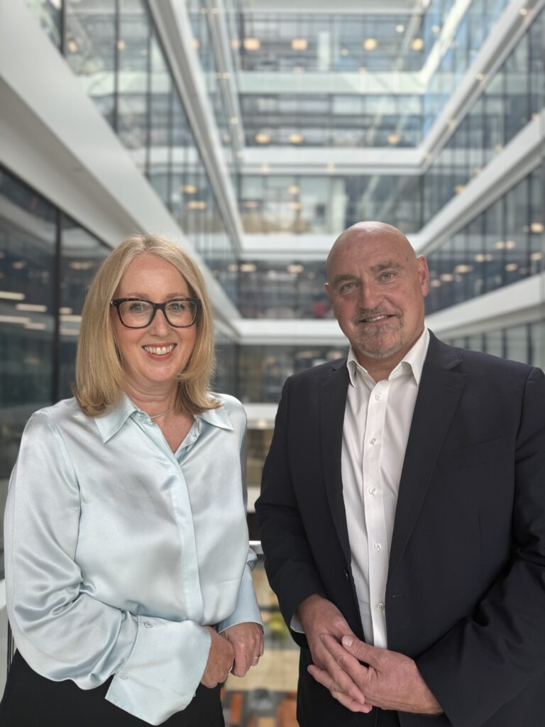 Changing places at EY: the new Managing Partner in Scotland Sue Dawe, and Ally Scott, who moves to a new position within the UK M&A landscape. Picture courtesy of EY