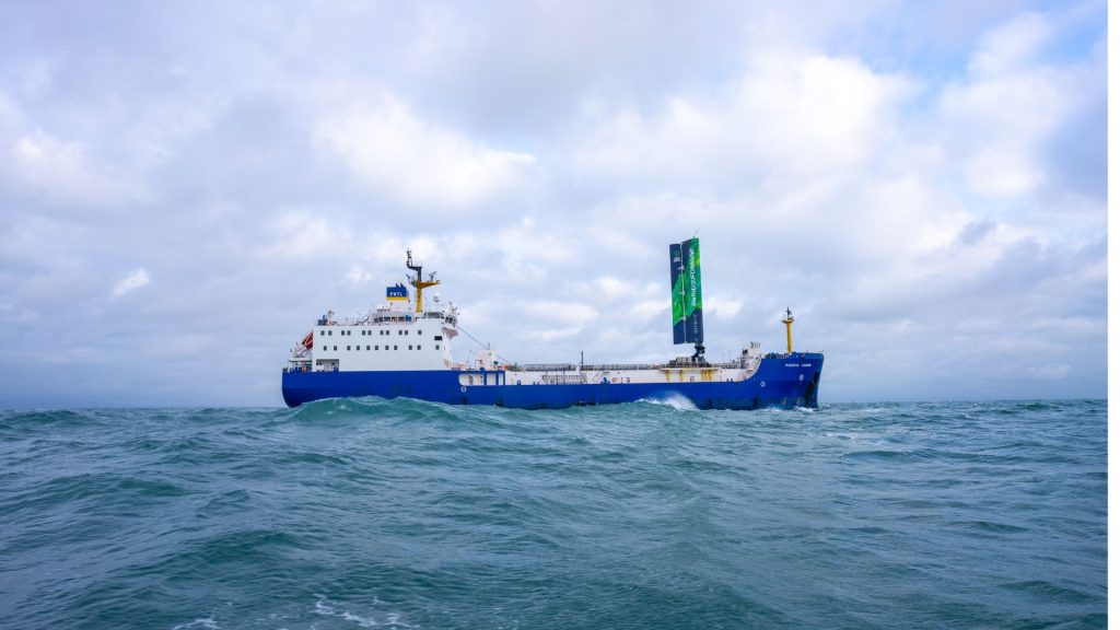 Return to the future: the use of next generation wind sails can help reduced carbon on the high seas