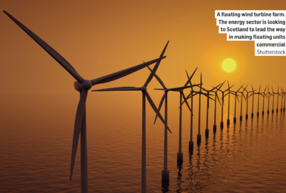 Scotland poised to become world leader in floating offshore wind 